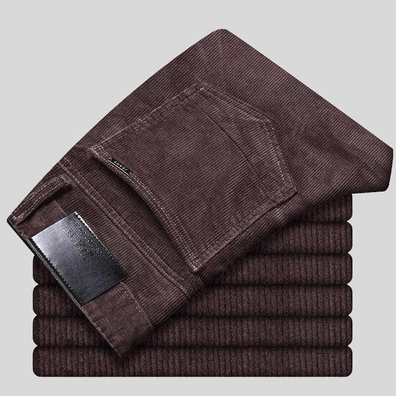 Pantalon-Velours-Côtelé-Homme