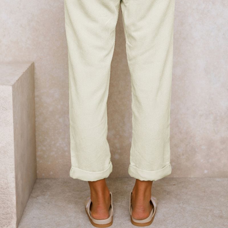 Pantalon-Velours-Femme-Blanc