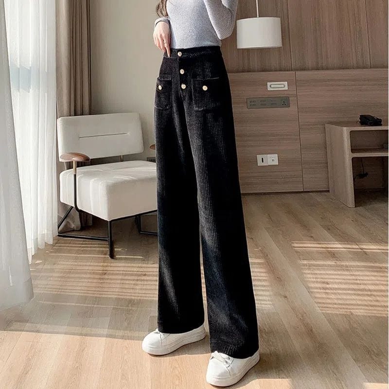 Pantalon-Velours-Grosses-Cotes-Femme
