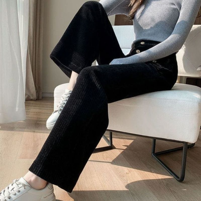 Pantalon-Velours-Grosses-Cotes-Femme