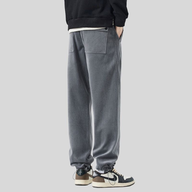 Pantalon-Velours-Homme-Coupe-Droite