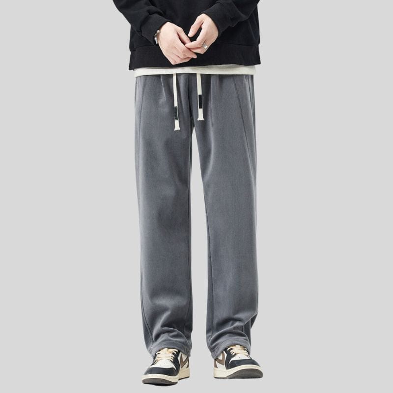 Pantalon-Velours-Homme-Coupe-Droite