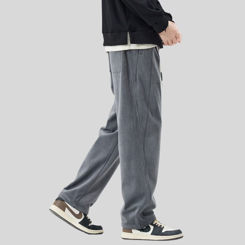 Pantalon-Velours-Homme-Coupe-Droite