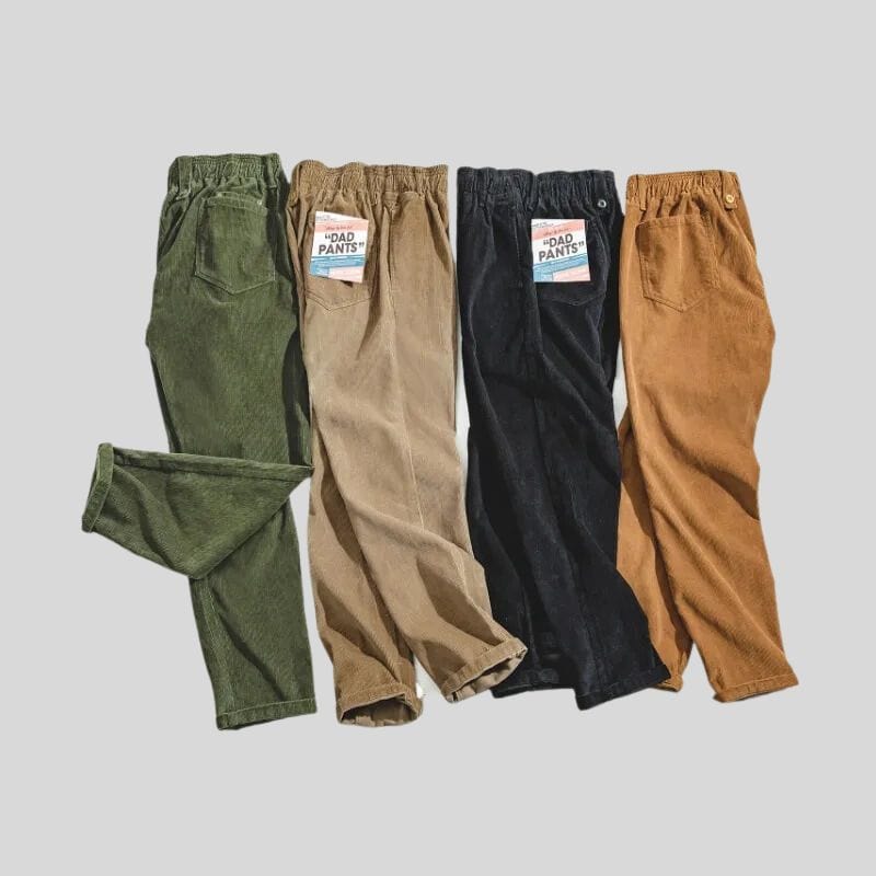Pantalon-Velours-Homme-Vintage