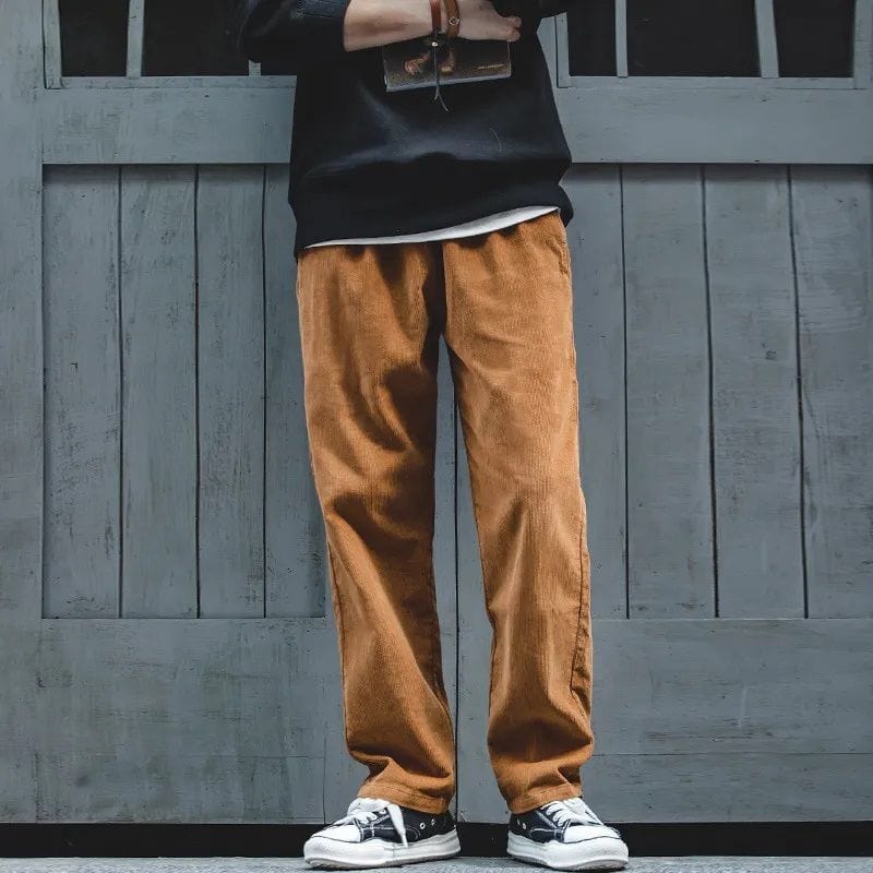 Pantalon-Velours-Homme-Vintage