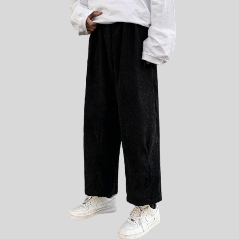 Pantalon-en-Velour-Cotelé-Homme