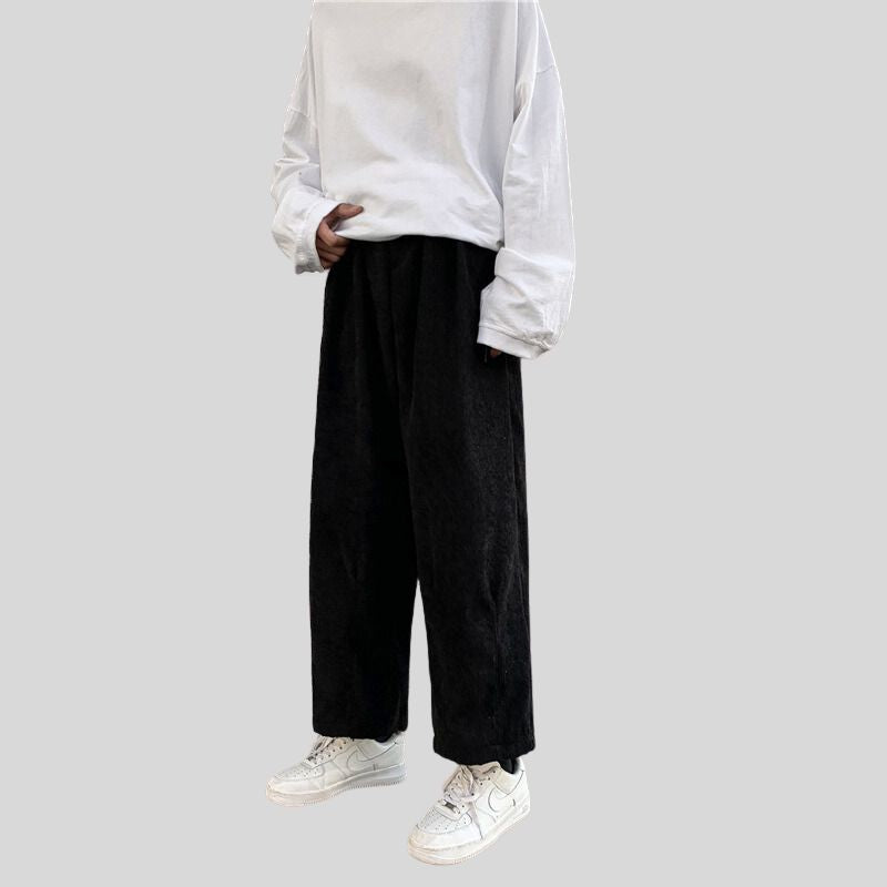 Pantalon-en-Velour-Cotelé-Homme