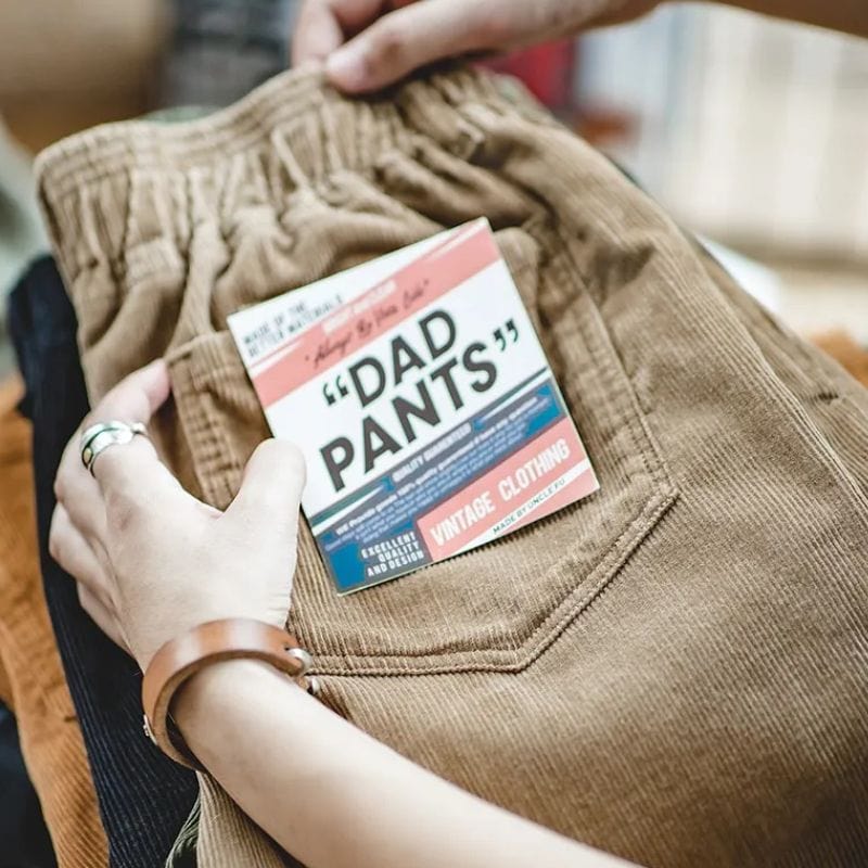 Pantalon-en-Velour-Marron-Homme