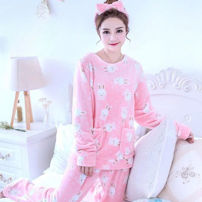 Pyjama-en-Velours-Femme