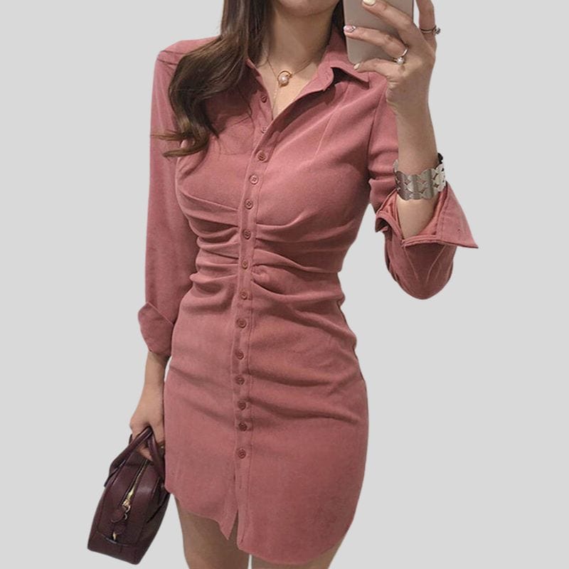 Robe-Chemise-Velours