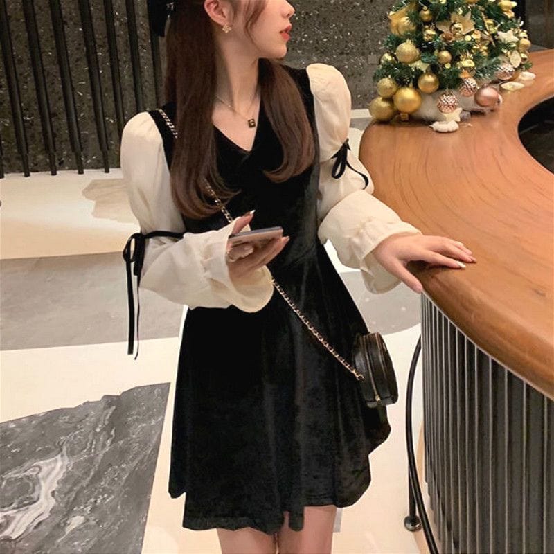 Robe-Noir-en-Velour