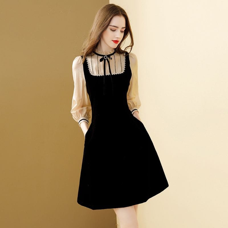 Robe-Noire-Velours