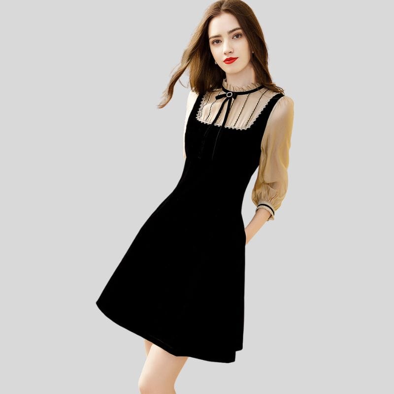 Robe-Noire-Velours