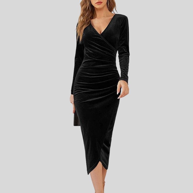 Robe-Velours-Noir