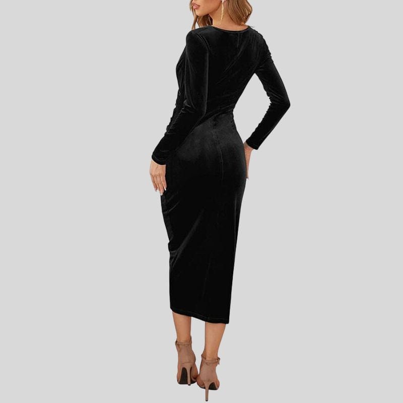 Robe-Velours-Noir