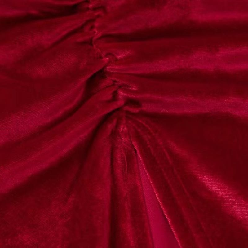 Robe-Velours-Rouge