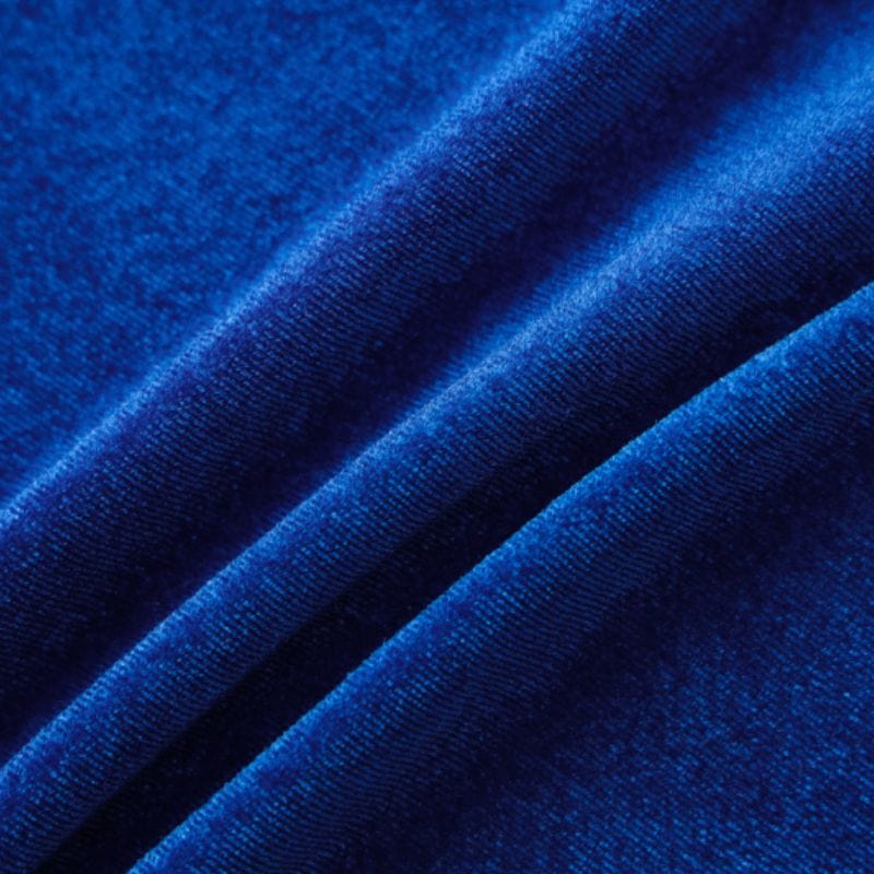 Robe-en-Velour-Bleu