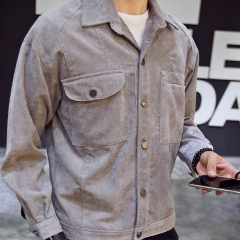 Sur-Chemise-Velour-Homme