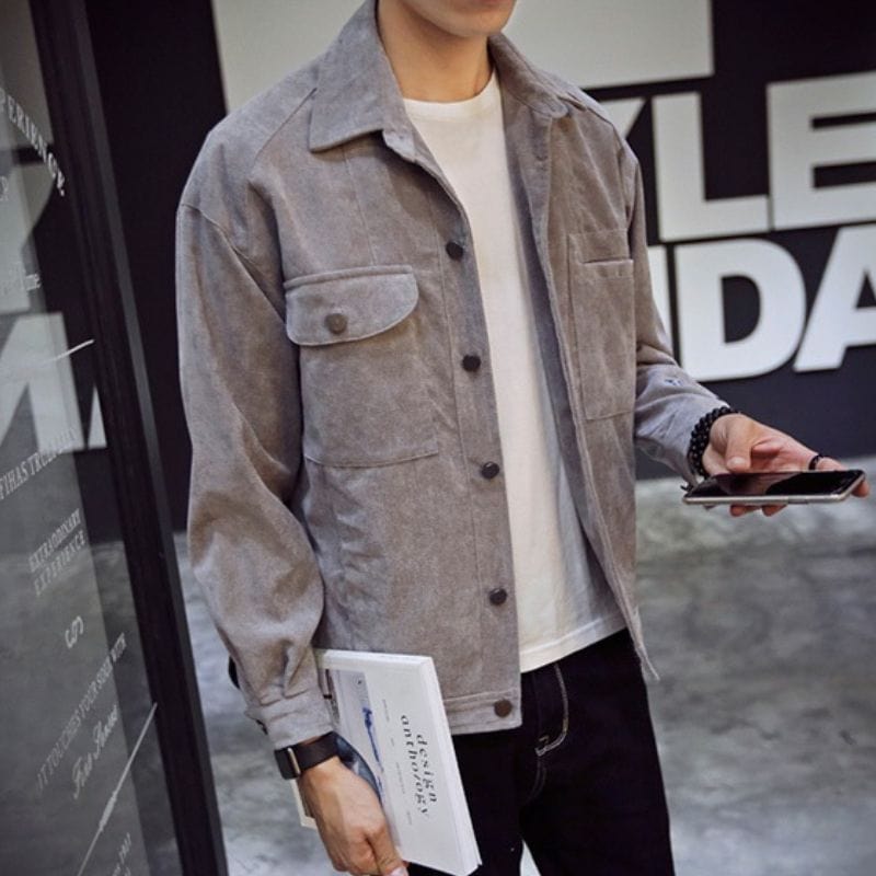 Sur-Chemise-Velour-Homme