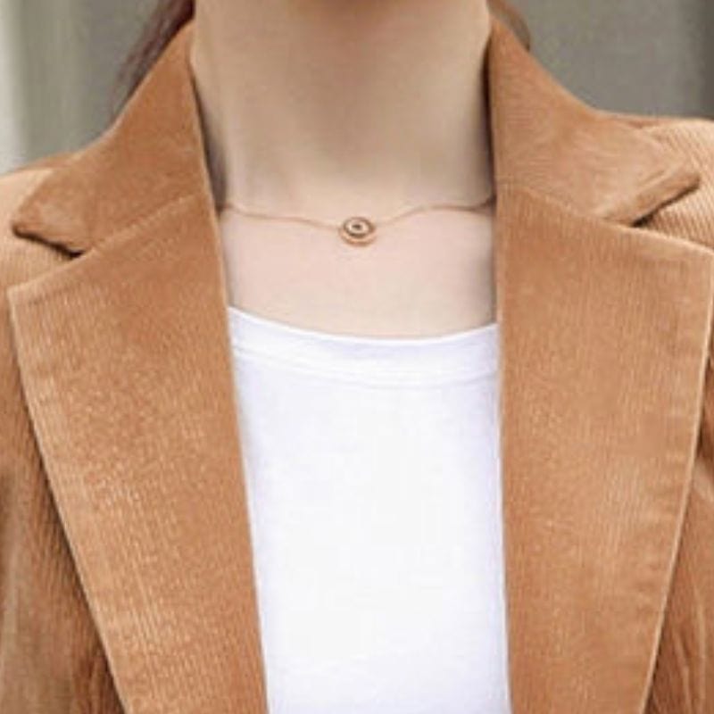 Veste-Blazer-Velour-Cotelé-Femme