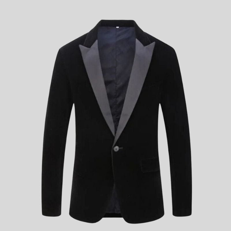 Costume homme élégant, Coupe Slim, Veste-Veste-Pantalon, couleur : noir - C1930 Costume homme élégant, Coupe Slim, Veste-Veste-Pantalon, couleur : noir - C1930