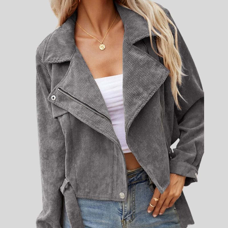 Veste-Courte-Velours-Femme