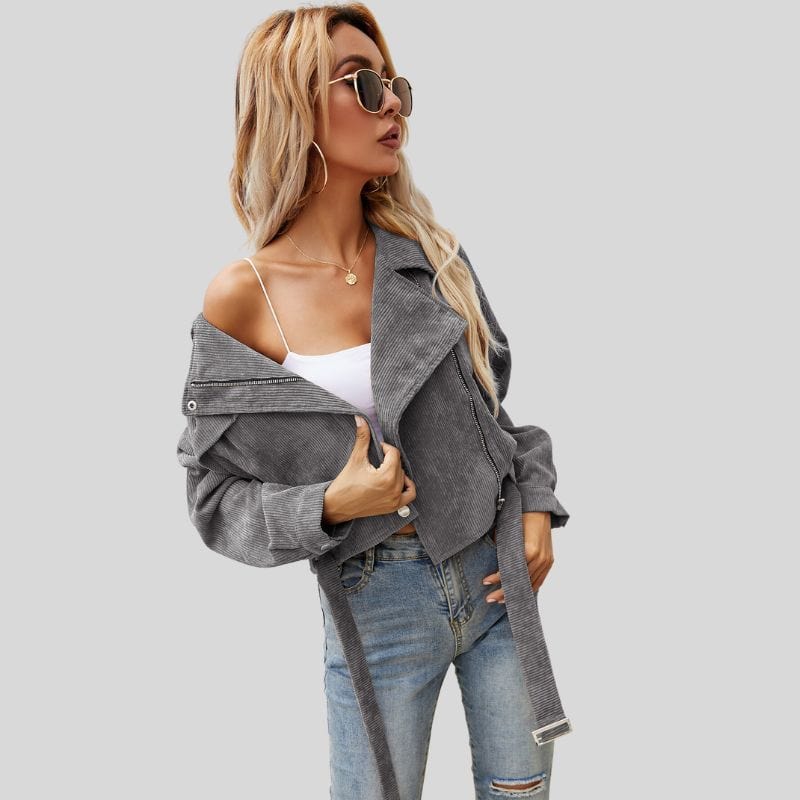 Veste-Courte-Velours-Femme