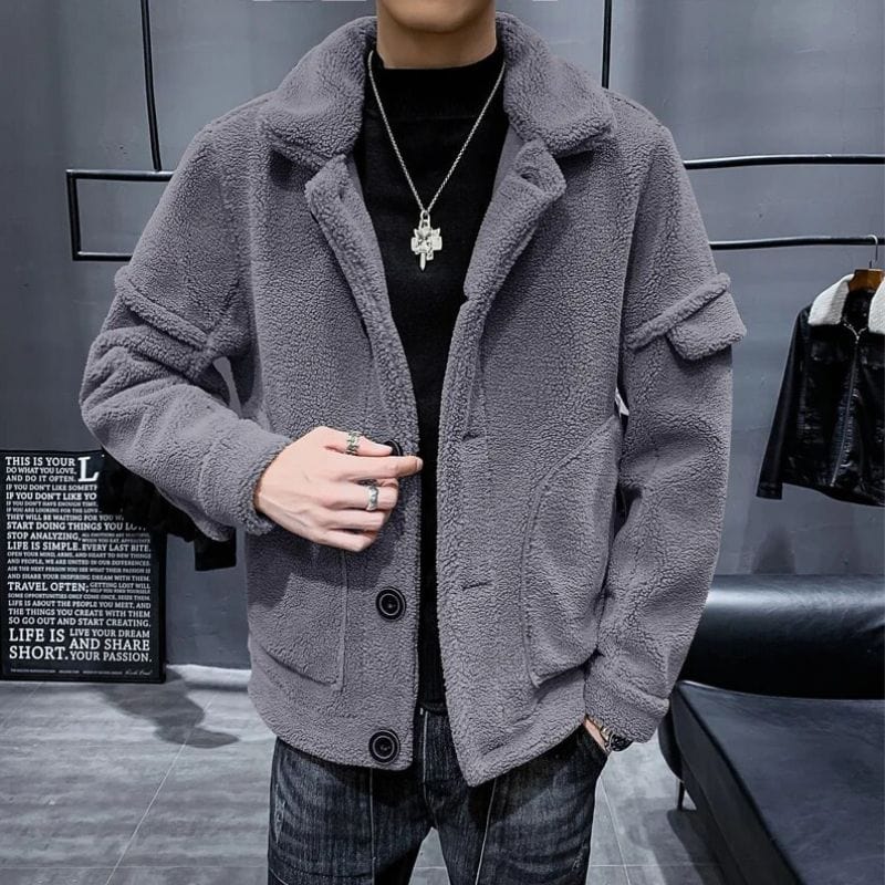 Veste-Hiver-Velours-Homme