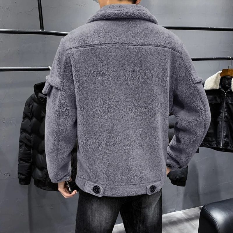 Veste-Hiver-Velours-Homme