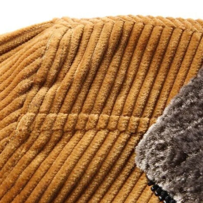 Veste-Homme-Velours-Marron