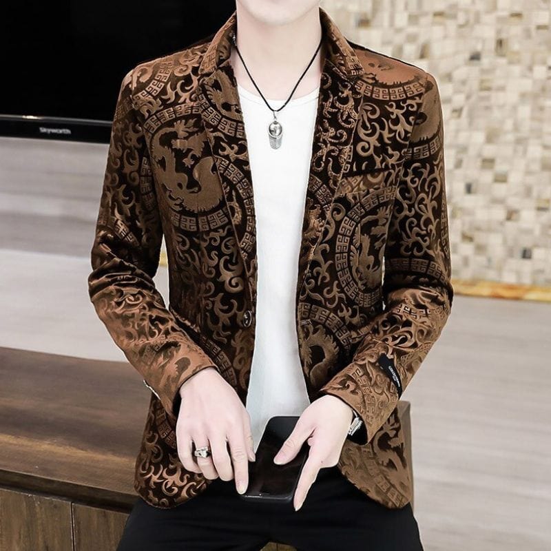 Veste-Homme-en-Velours-Marron