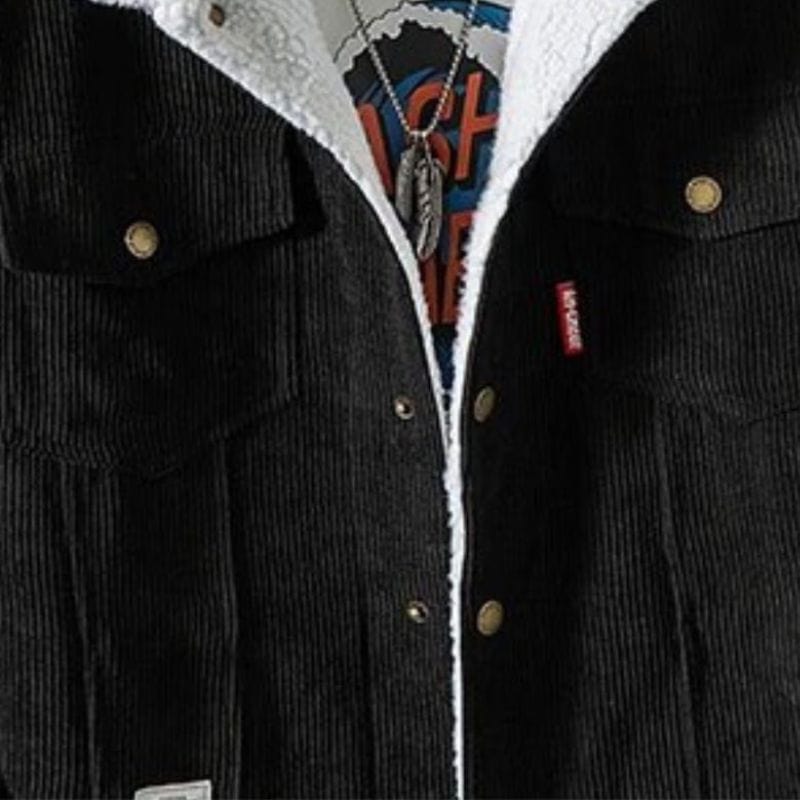 Veste-Homme-en-Velours-Noir