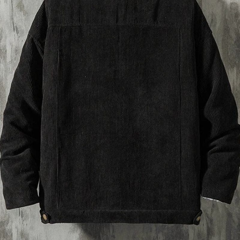 Veste-Homme-en-Velours-Noir