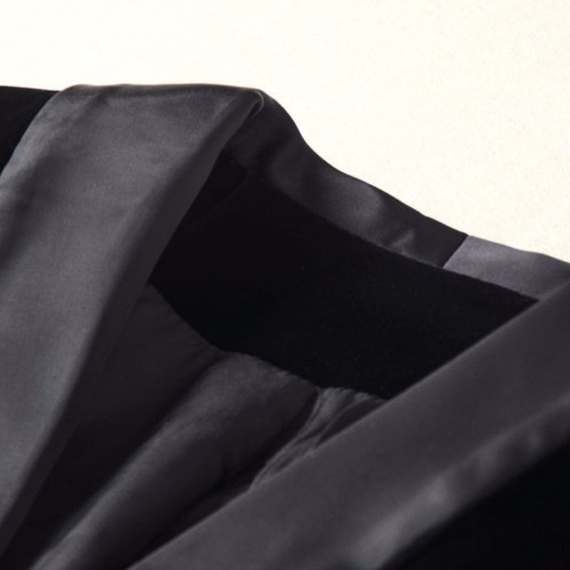 Veste-Tailleur-Velours-Femme