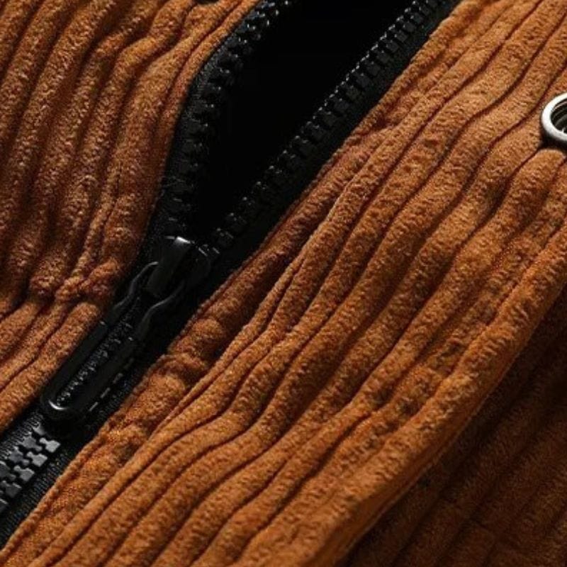 Veste-Velour-Camel-Homme