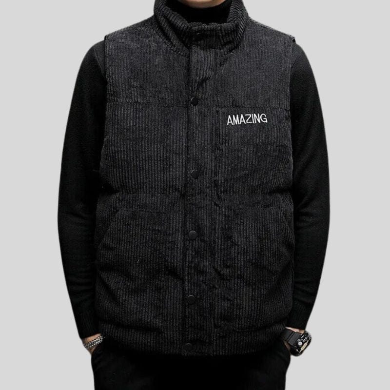 Veste-Velour-Noire-Homme