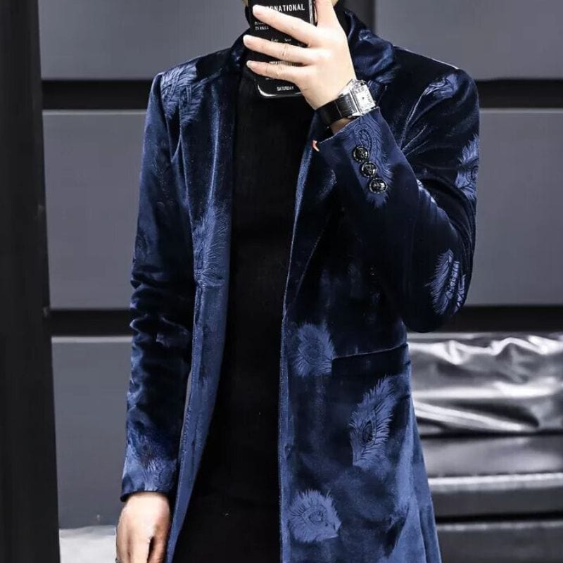 Veste-Velours-Bleu-Marine-Homme