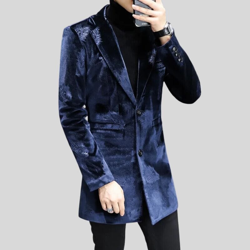 Veste-Velours-Bleu-Marine-Homme