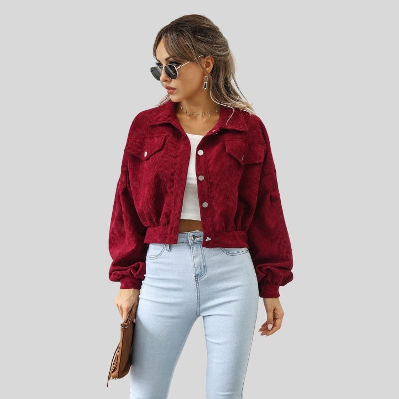 Veste-Velours-Bordeaux-Femme