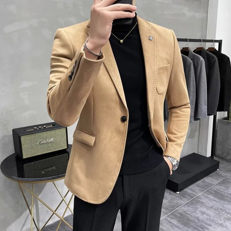 Veste-Velours-Camel-Homme
