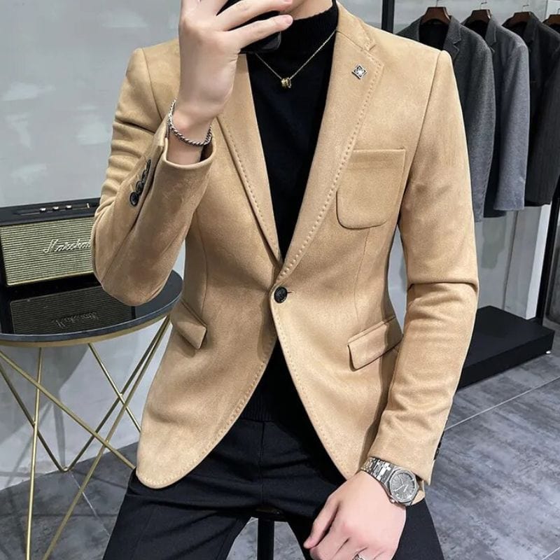 Veste-Velours-Camel-Homme