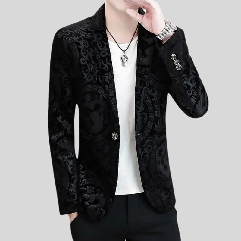 Veste-Velours-Cintrée-Homme