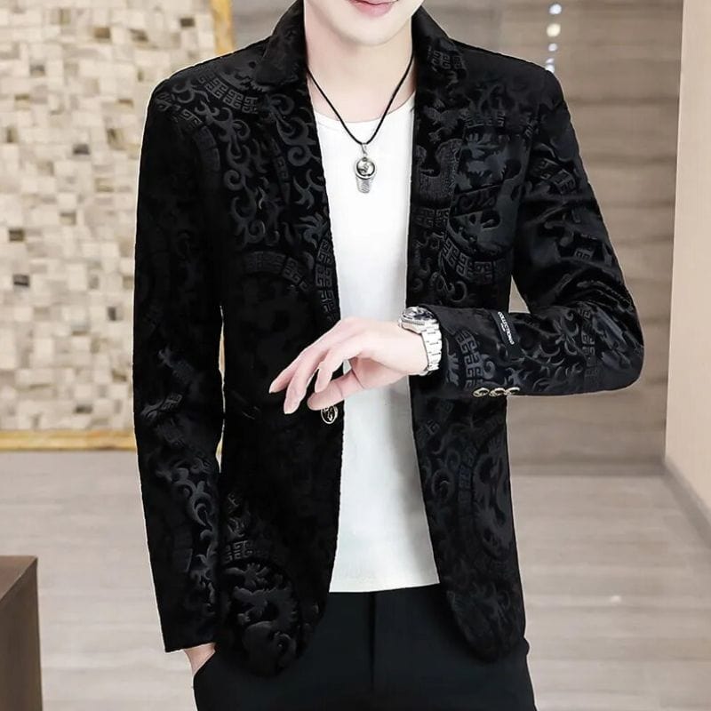 Veste-Velours-Cintrée-Homme