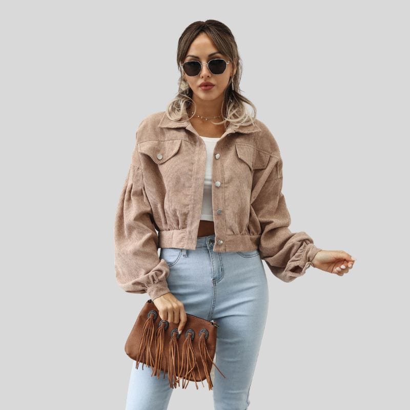 Veste-Velours-Cotelé-Beige-Femme