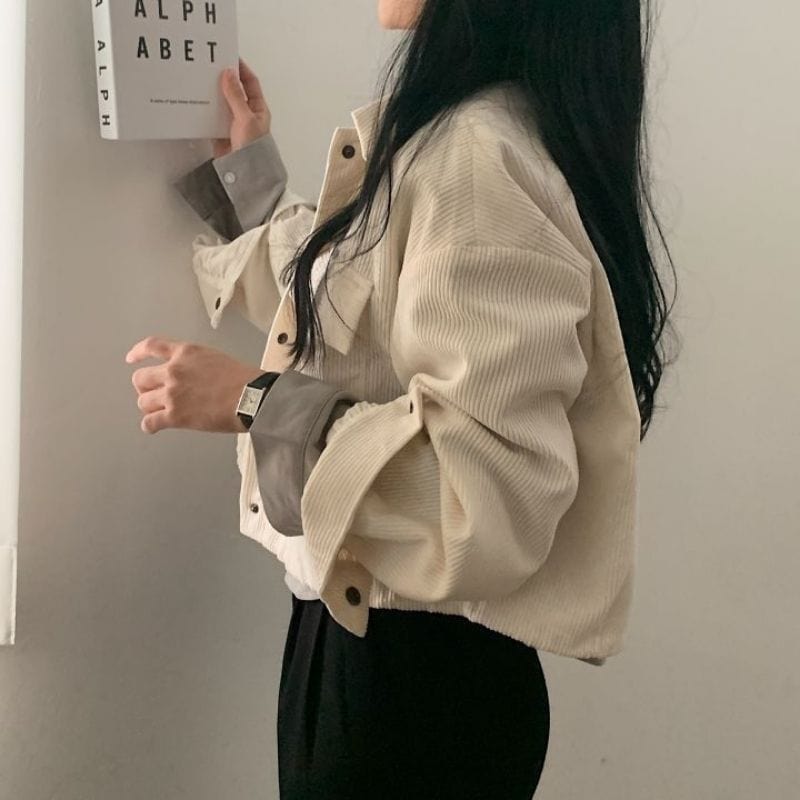 Veste-Velours-Cotelé-Femme-Oversize
