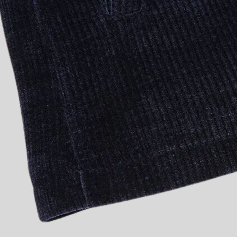 Veste-Velours-Cotelé-Homme-Bleu-Marine