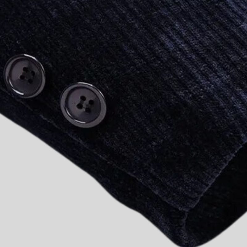 Veste-Velours-Cotelé-Homme-Bleu-Marine