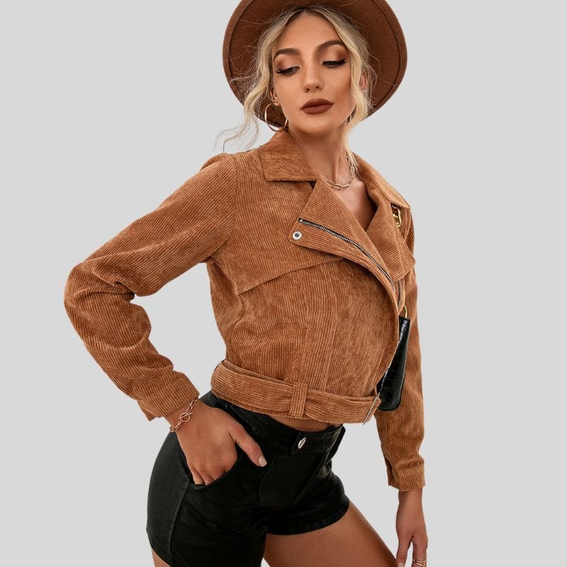 Veste-Velours-Femme-Camel
