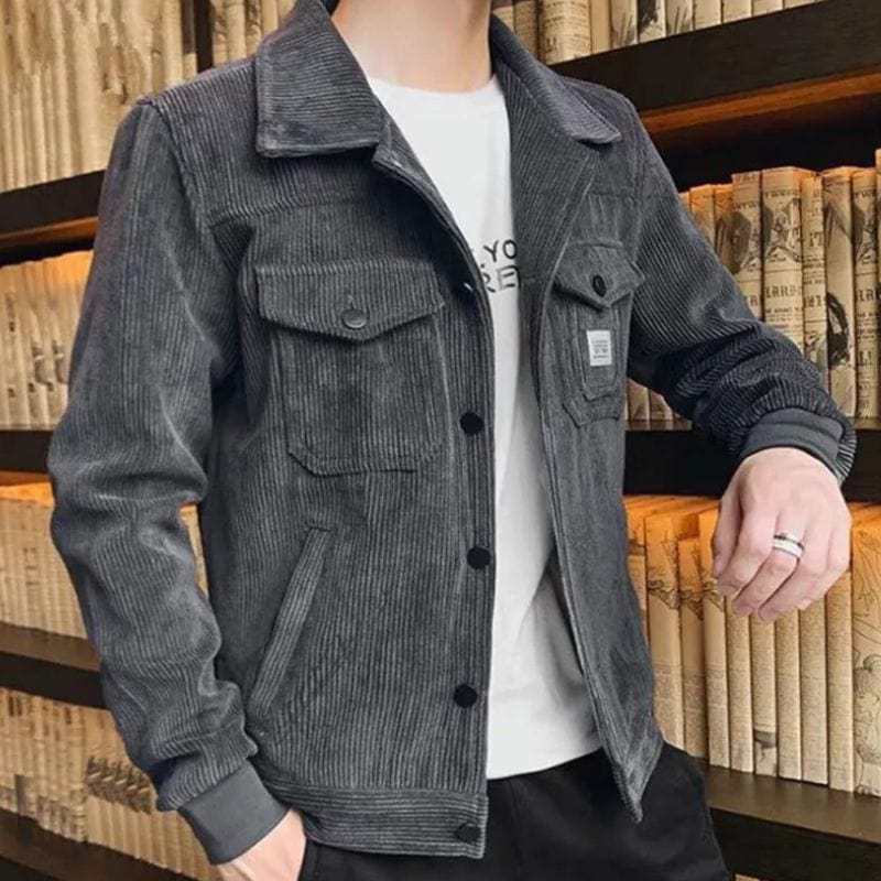 Veste-Velours-Gris-Homme