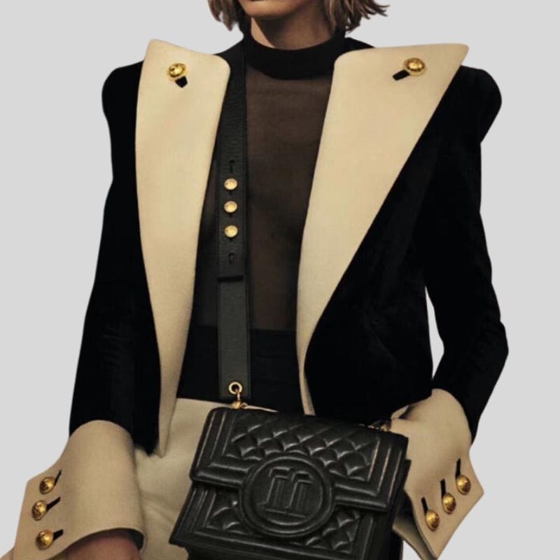 Veste-Velours-Lisse-Femme